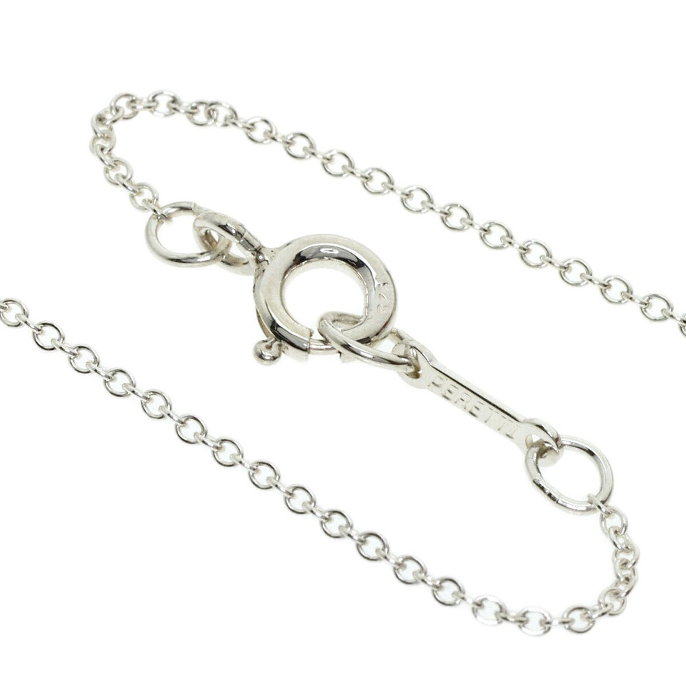 Tiffany Co Double Loop Necklace Silver View 3